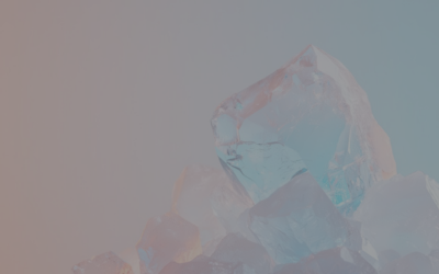 Close-up illustration of clear, crystalline solid structures representing epoxy resin crystallization.